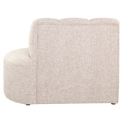Eetkamer bank Landmark cayenne brown open end right straight - fully upholstered
