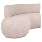 Eetkamer bank Sorrobon customized open end left round
