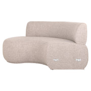 Eetkamer bank Sorrobon customized open end left round
