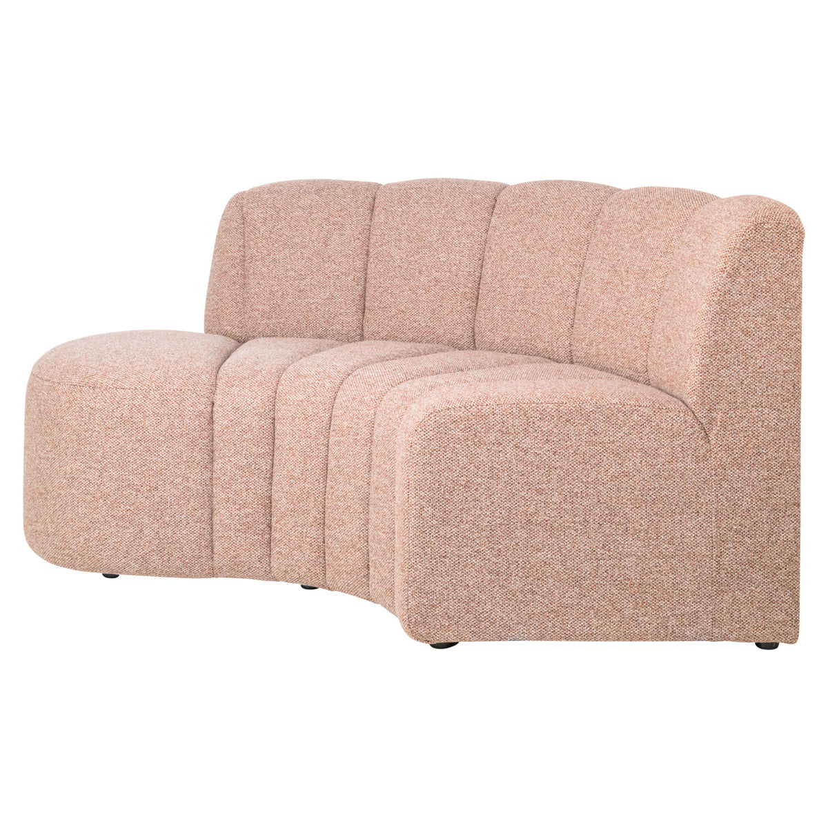 Eetkamer bank Landmark cayenne cognac open end left round - fully upholstered