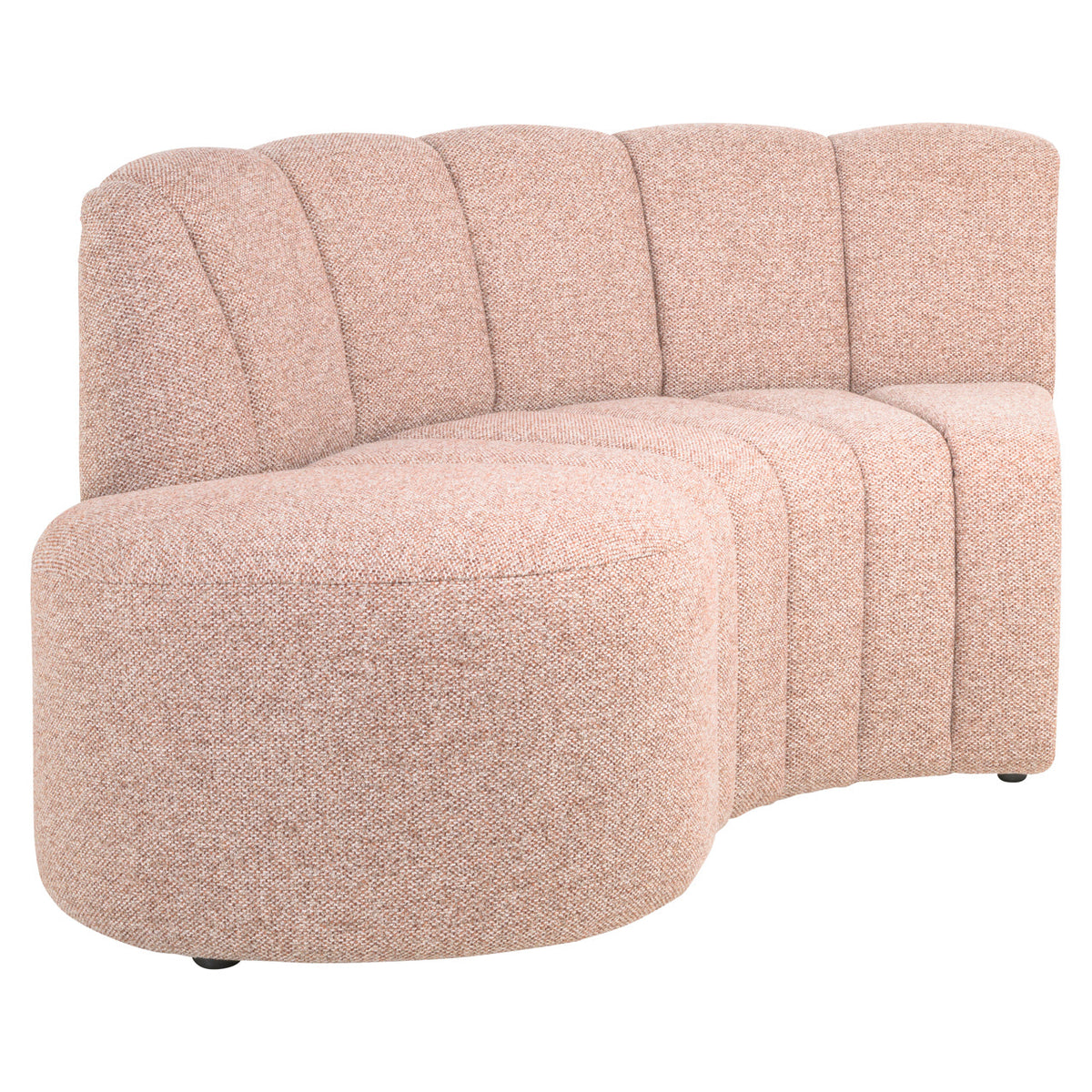 Eetkamer bank Landmark customized open end left round - fully upholstered