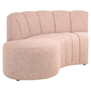 Eetkamer bank Landmark customized open end left round - fully upholstered
