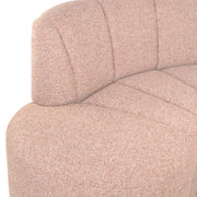 Eetkamer bank Landmark customized open end left round - fully upholstered