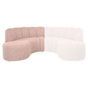 Eetkamer bank Landmark customized open end left round - fully upholstered