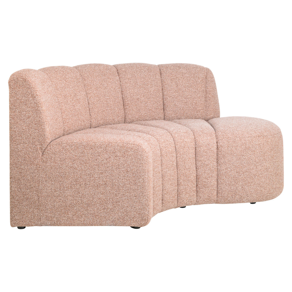 Eetkamer bank Landmark cayenne cognac open end right round - fully upholstered