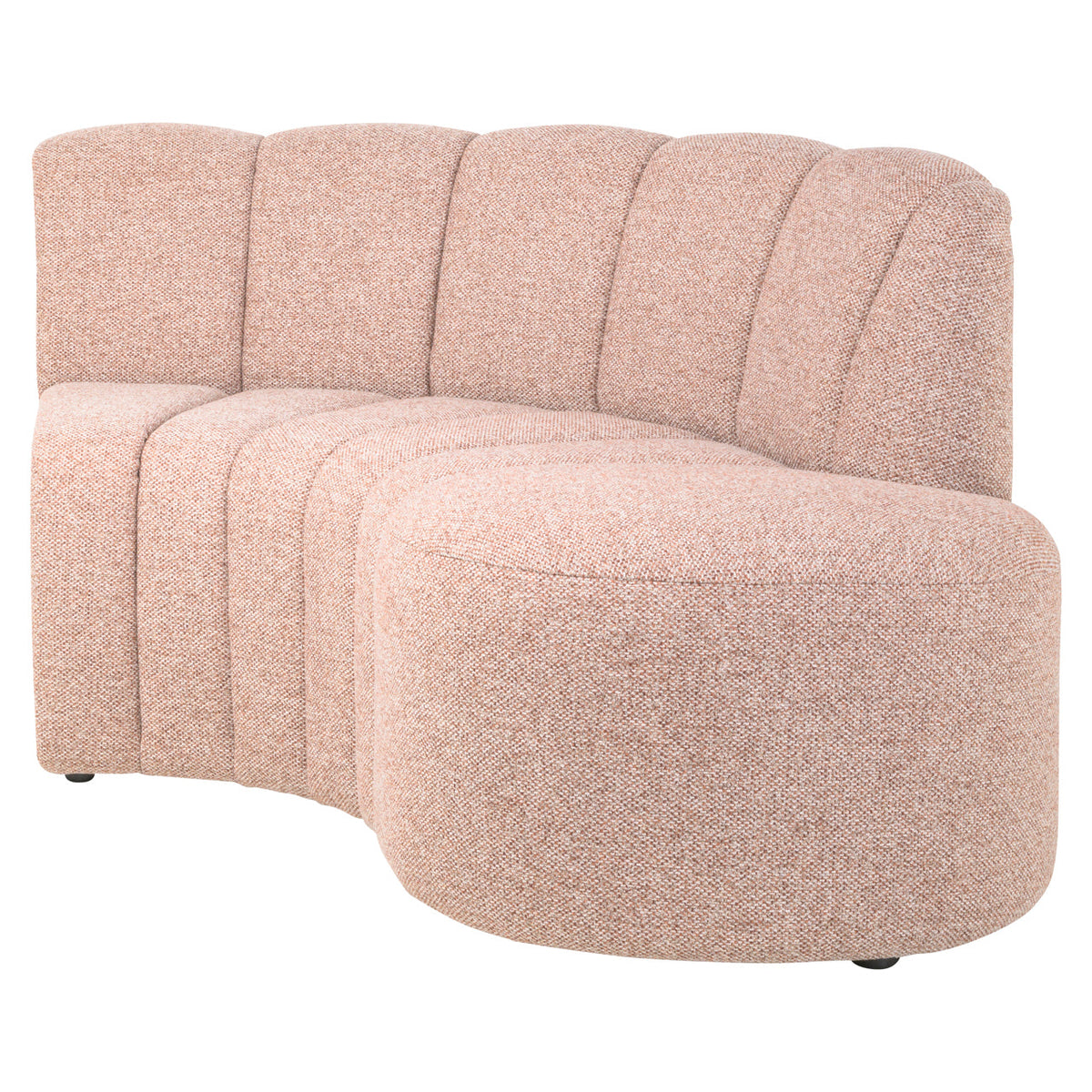 Eetkamer bank Landmark cayenne cognac open end right round - fully upholstered