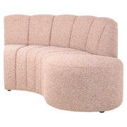 Eetkamer bank Landmark cayenne cognac open end right round - fully upholstered