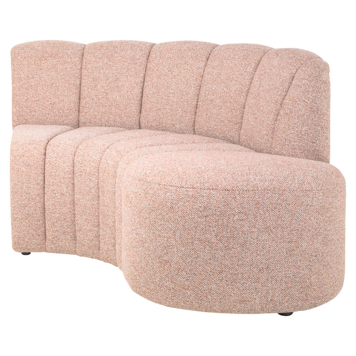Eetkamer bank Landmark customized open end right round - fully upholstered