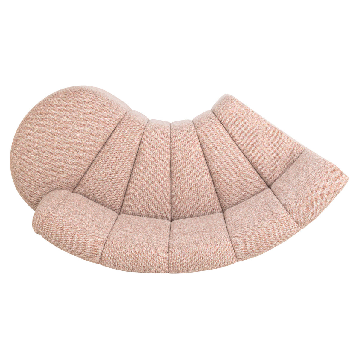 Eetkamer bank Landmark cayenne cognac open end right round - fully upholstered