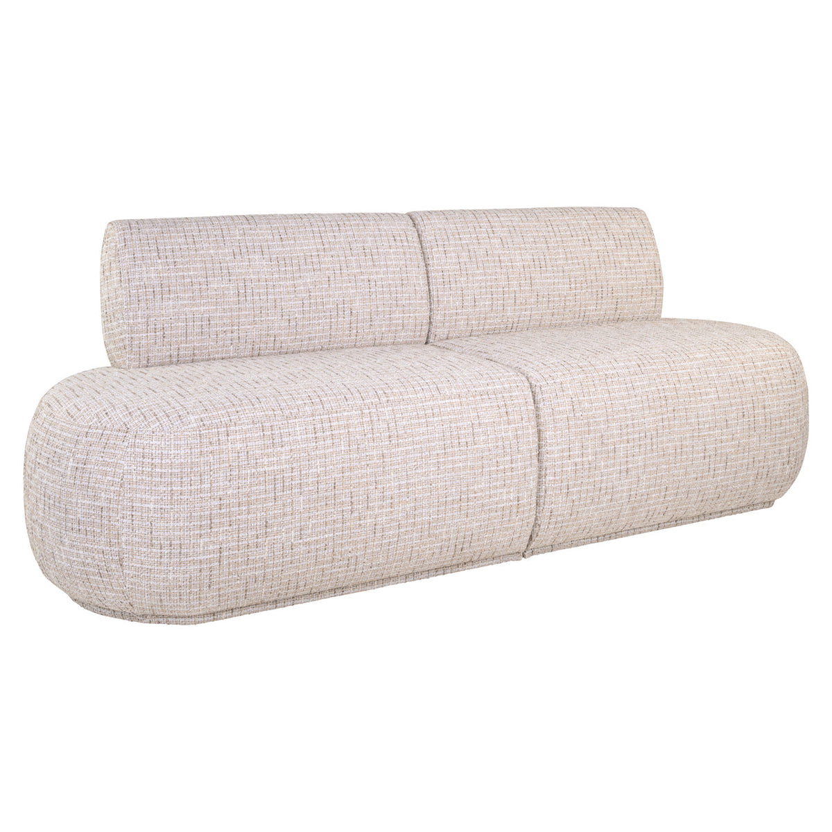 Eetkamer bank Sorrobon trendy cream open end right straight