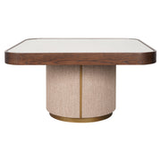 Salontafel Willox beige  including glass (Set of 2)