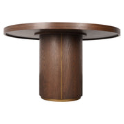 Eettafel Willox beige 130Ø including glass