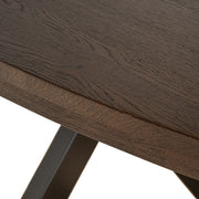 Eettafel Watson Dark brown/black 235