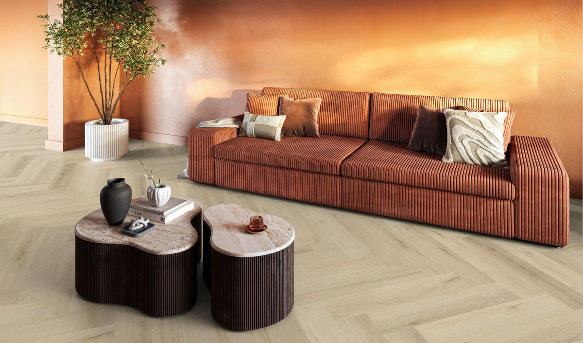 Spigato xl Valento visgraat – PVC Dryback