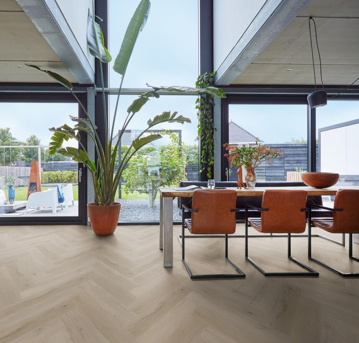 Spigato Vivero visgraat – PVC Dryback