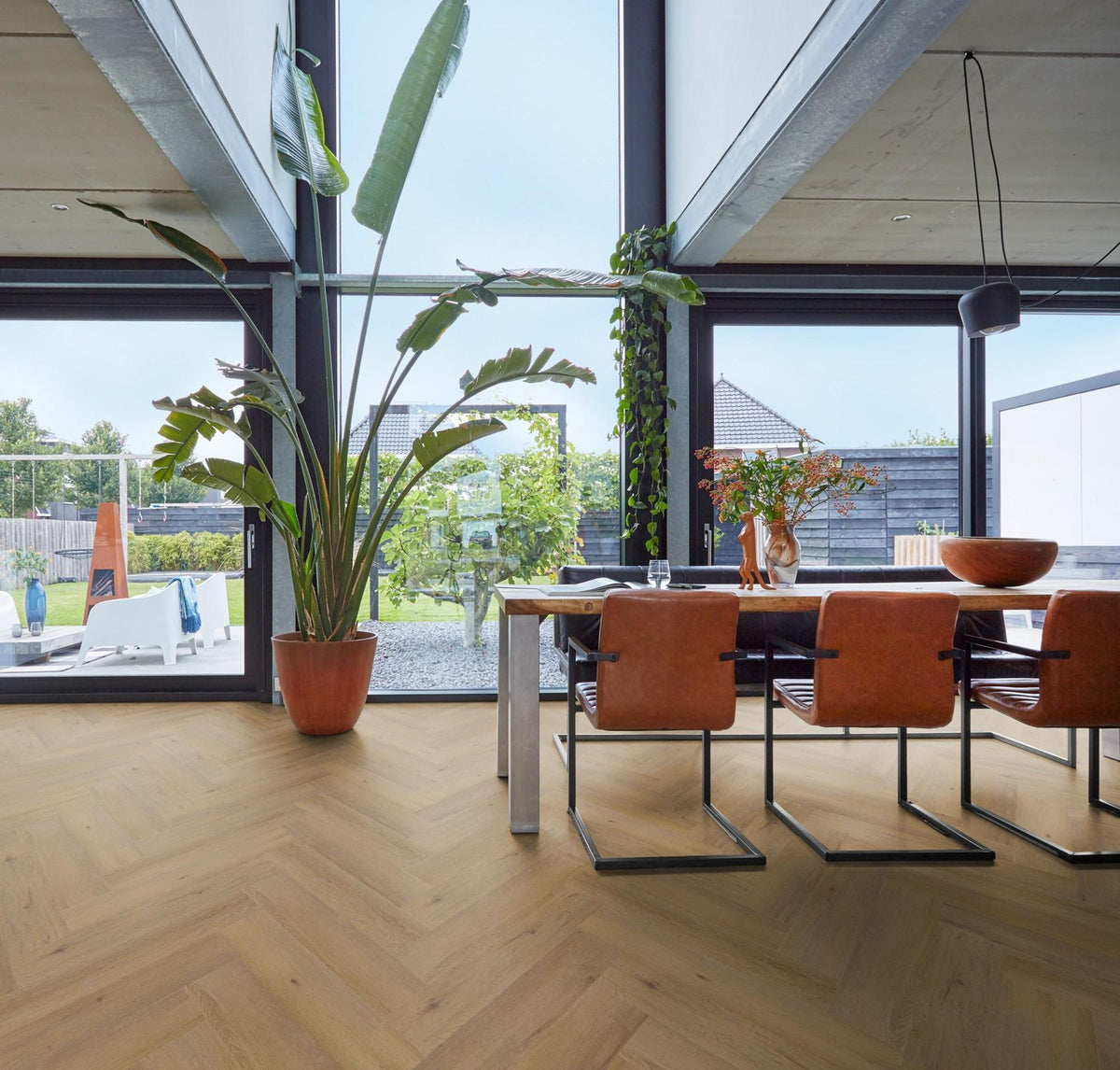 Spigato Vivero visgraat – PVC Dryback