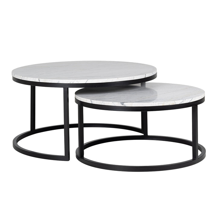 Salontafel Lexington white (Set of 2)