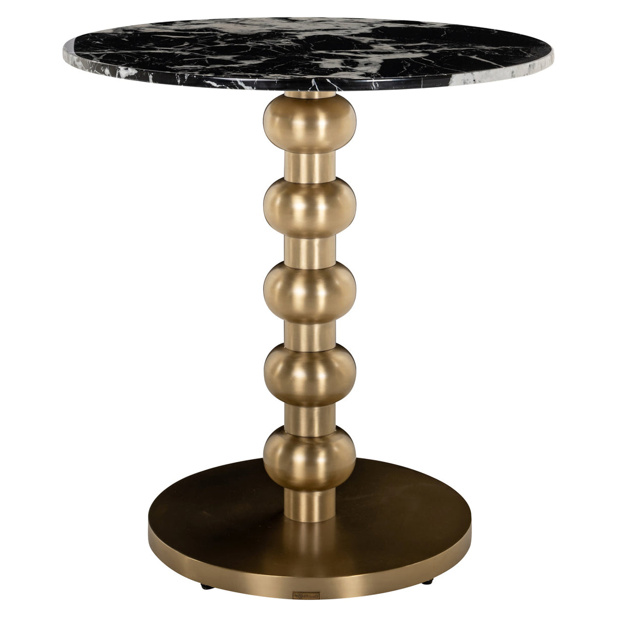 Bistrotafel Witlox black/gold 75Ø