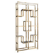 Wandkast Magnus brushed gold