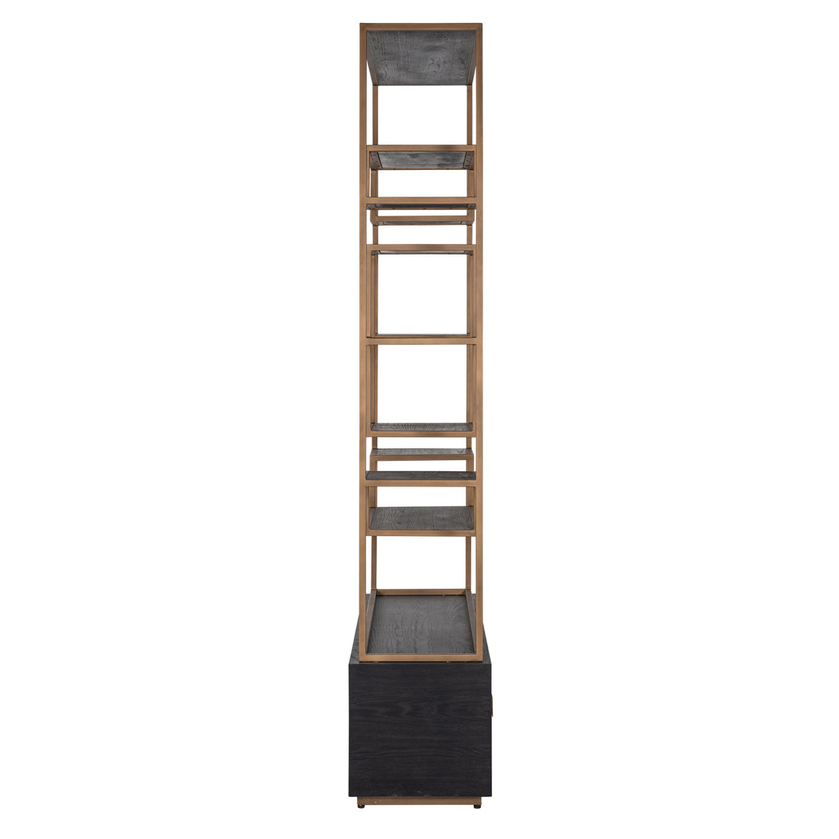 Wandkast Hunter black rustic