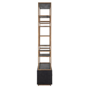 Wandkast Hunter black rustic