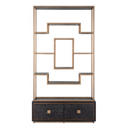 Wandkast Hunter black rustic
