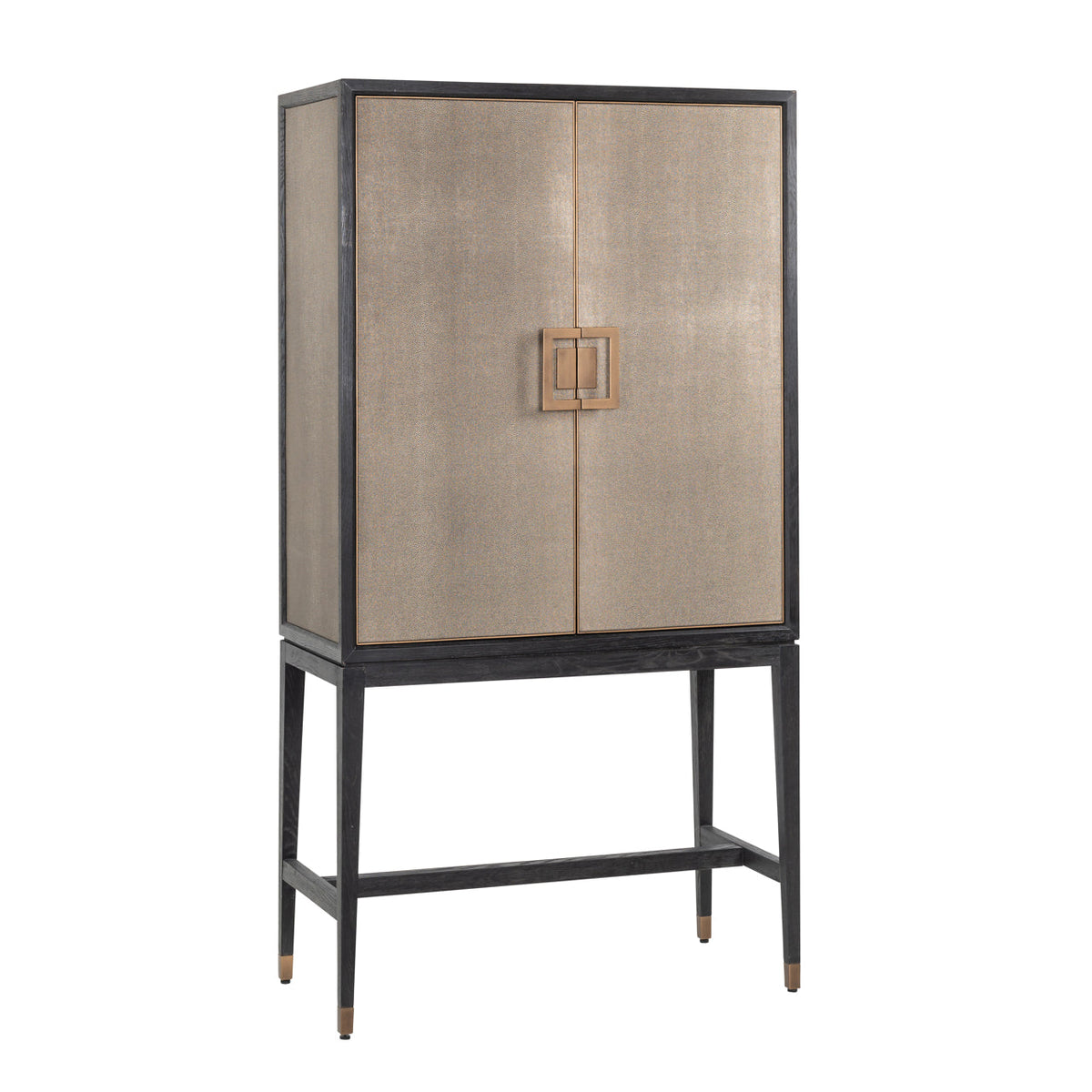 Opbergkast Bloomville brass shagreen