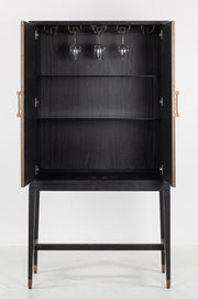 Opbergkast Bloomville brass shagreen
