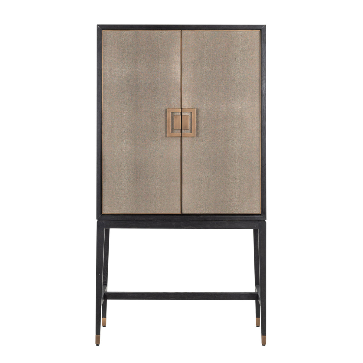 Opbergkast Bloomville brass shagreen