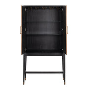 Opbergkast Bloomville brass shagreen