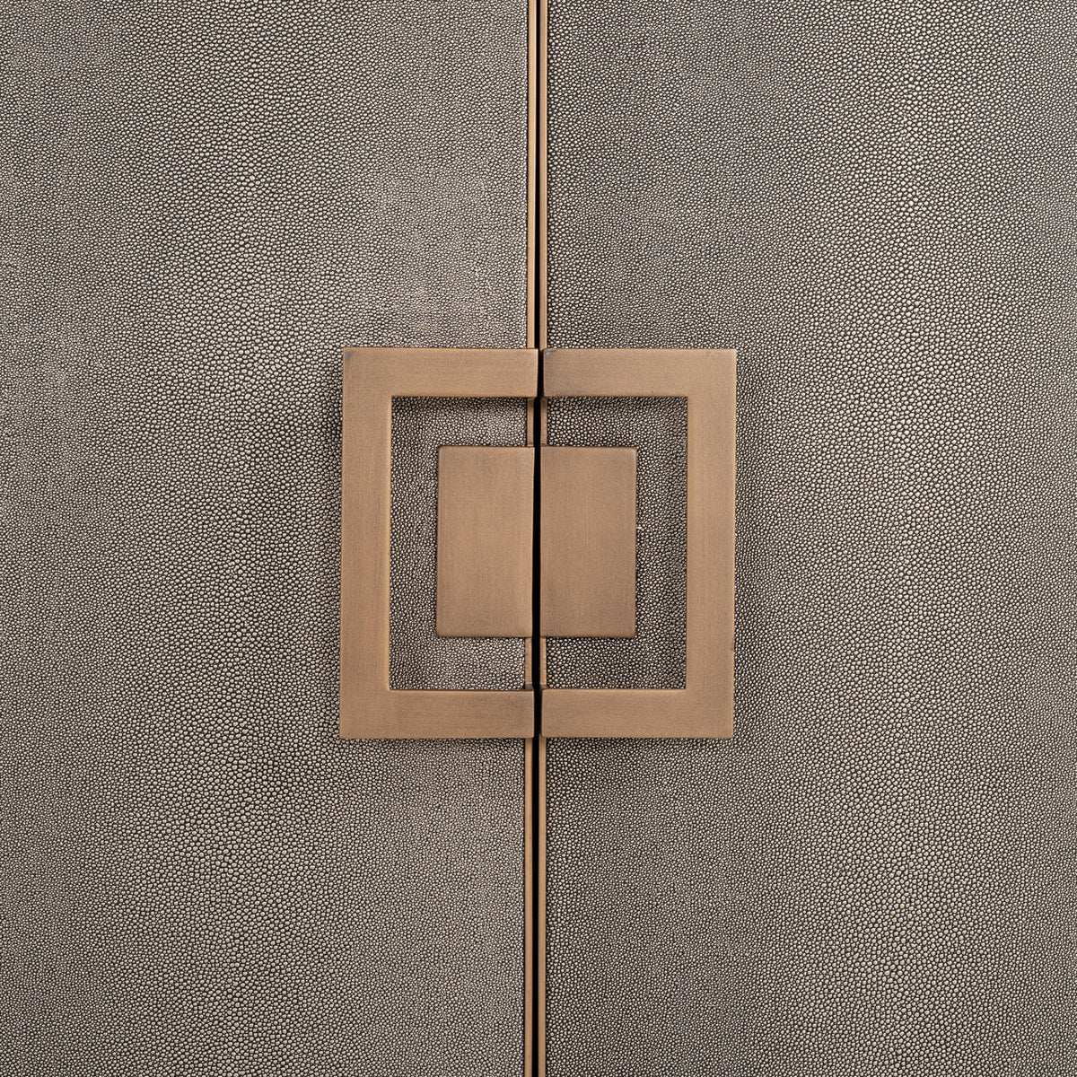 Dressoir Bloomville brass shagreen