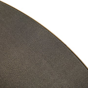 Eettafel Bloomville brass shagreen incl. glass top 140Ø
