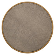 Bijzettafel Bloomville brass shagreen incl. glass (Set of 2)