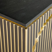 Dressoir Les Arcs brushed gold