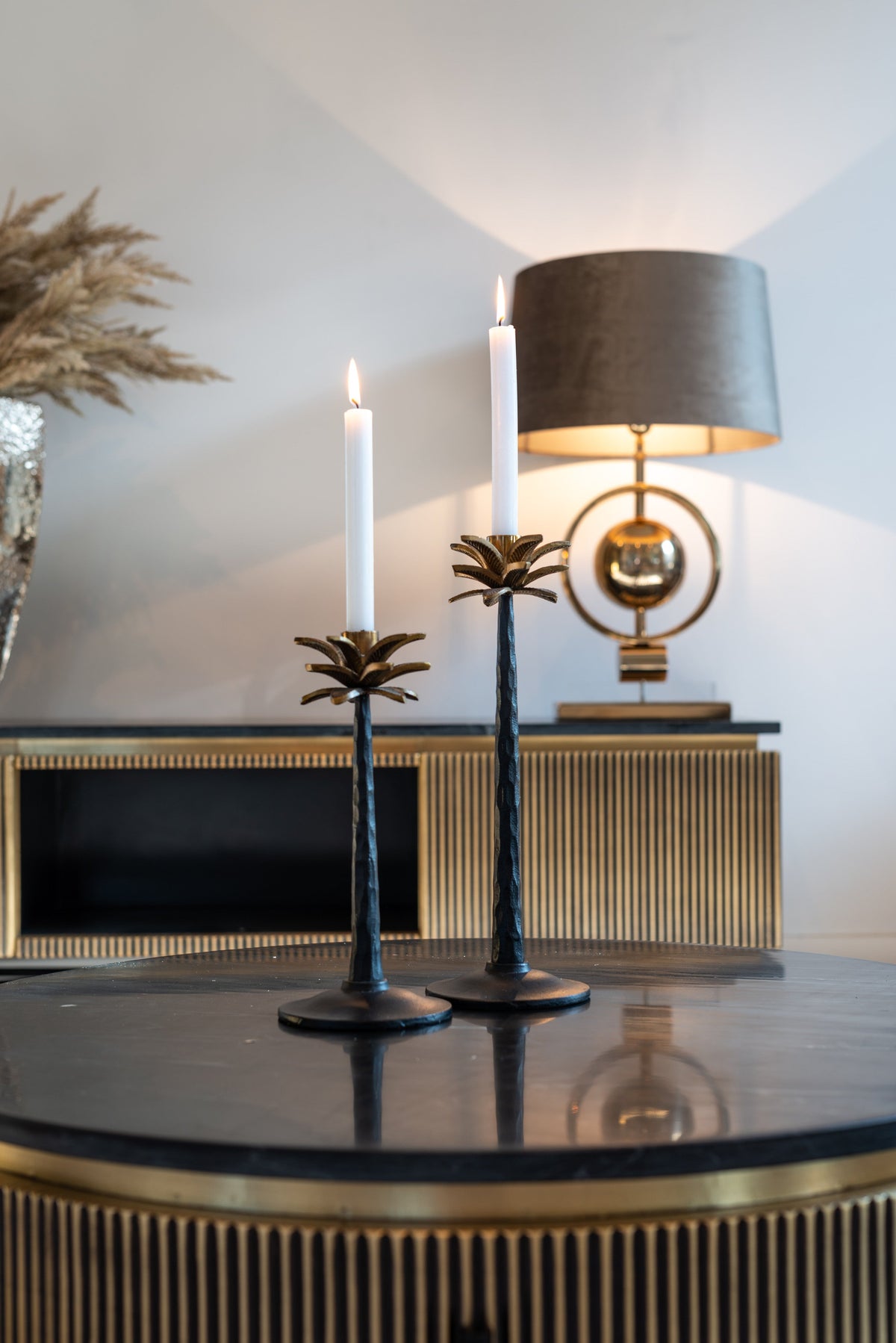 Salontafel Ironville gold 90Ø
