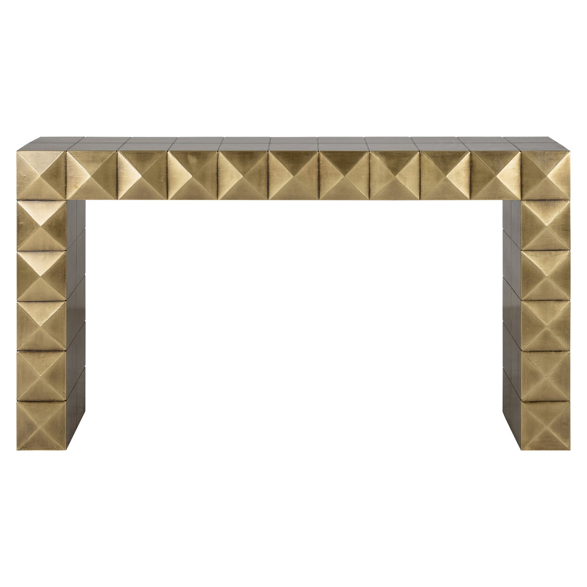 Console Collada brushed gold