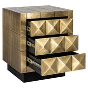 Nachtkastje Collada brushed gold