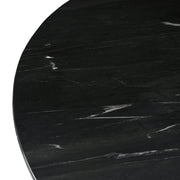 Eettafel Collada black/gold 130Ø