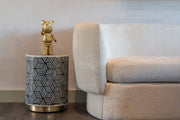 Decoratief object Bear gold standing