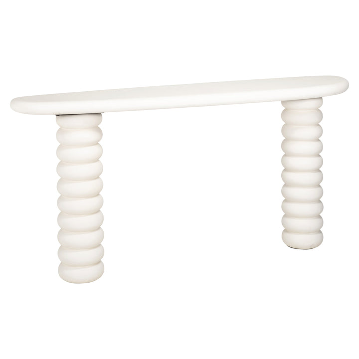 Console Bloomstone white 170