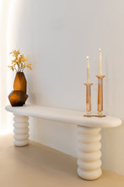 Kandelaar Milou amber large