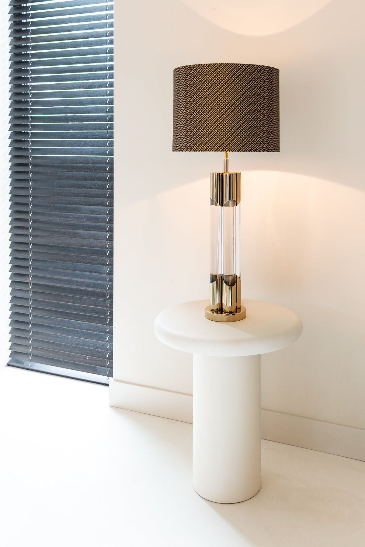 Bijzettafel Bloomstone white