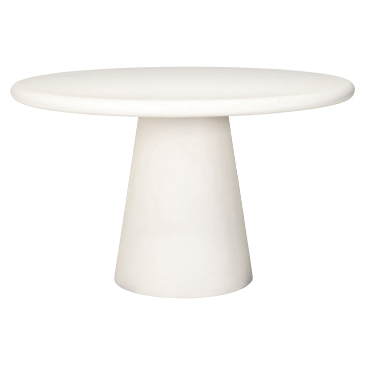 Eettafel Bloomstone white 130Ø