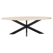 Eettafel Avalon bronze oval 230