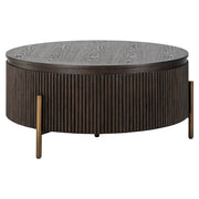 Salontafel Luxor brown 95Ø