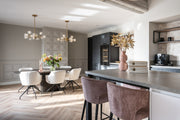 Eettafel Luxor brown oval 235