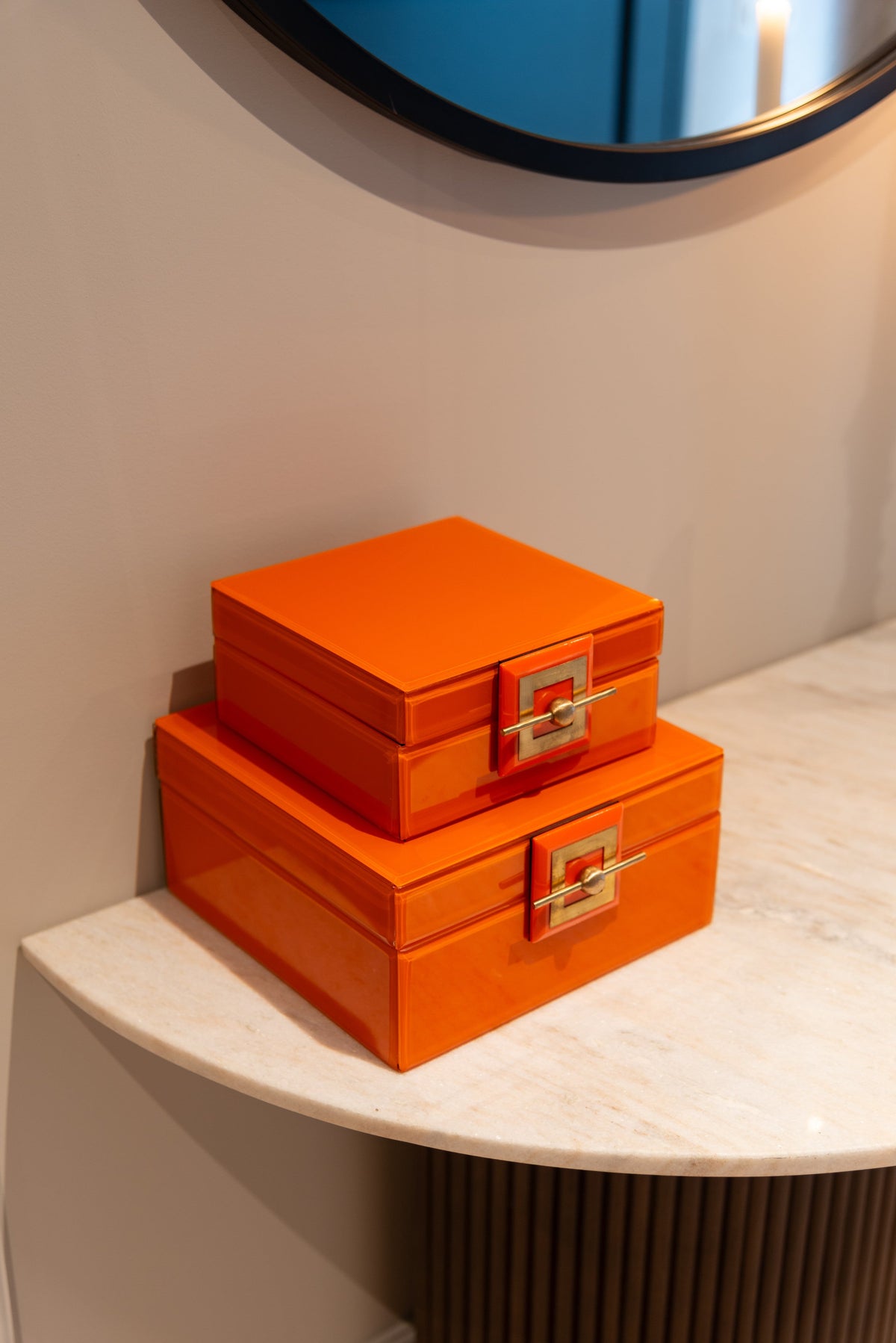 Opbergdoos Bodine orange large