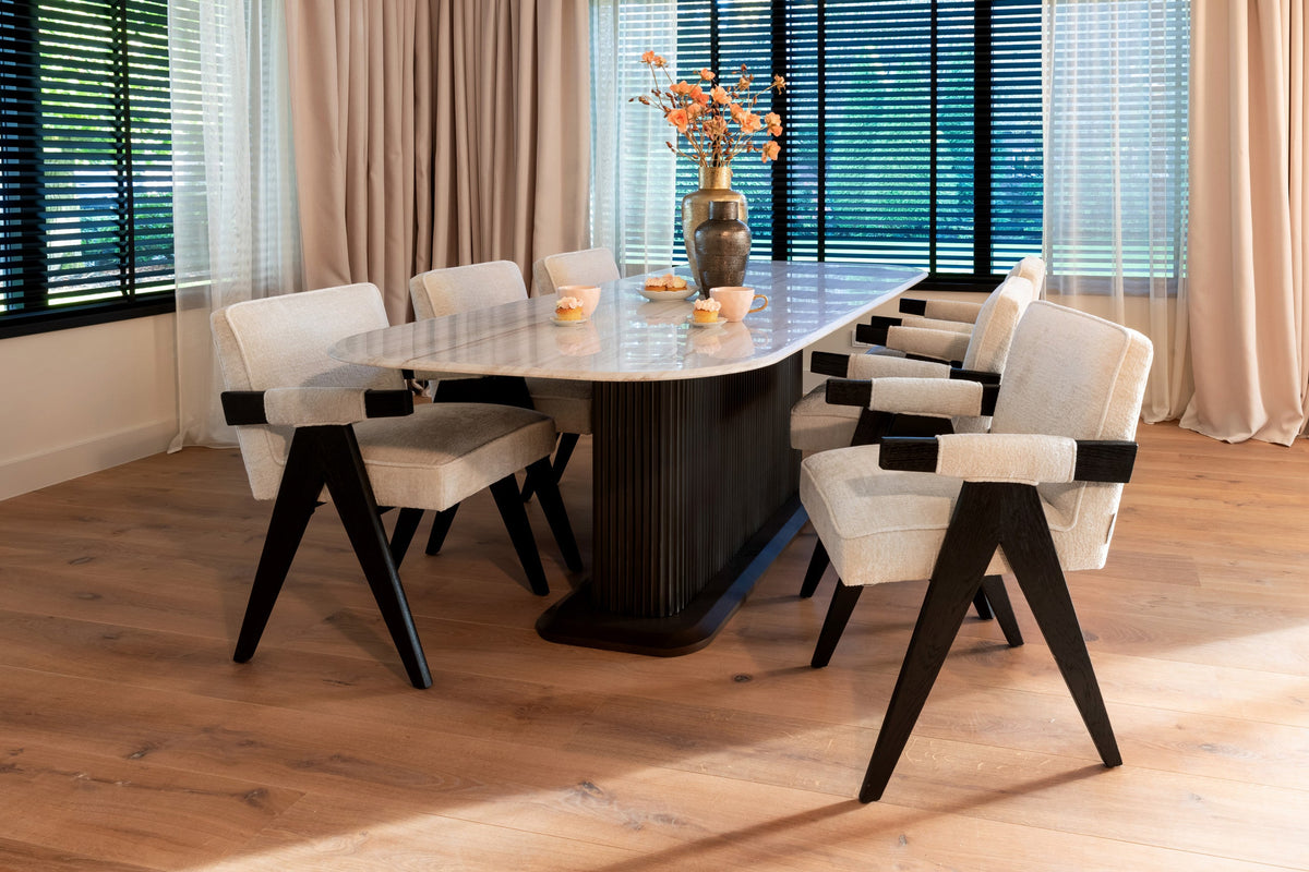 Eettafel Mayfield brown 230