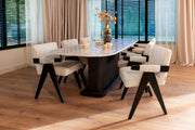 Eettafel Mayfield brown 230