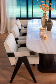 Eettafel Mayfield brown 230